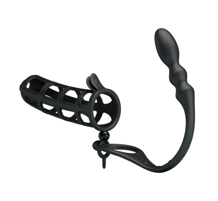 Насадка на член Pretty Love Hercules Penis Sheath Черная BI0557