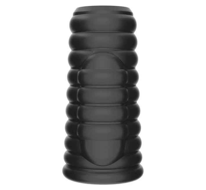 Насадка на член LoveToy Vibrating Wave Knights Ring Black