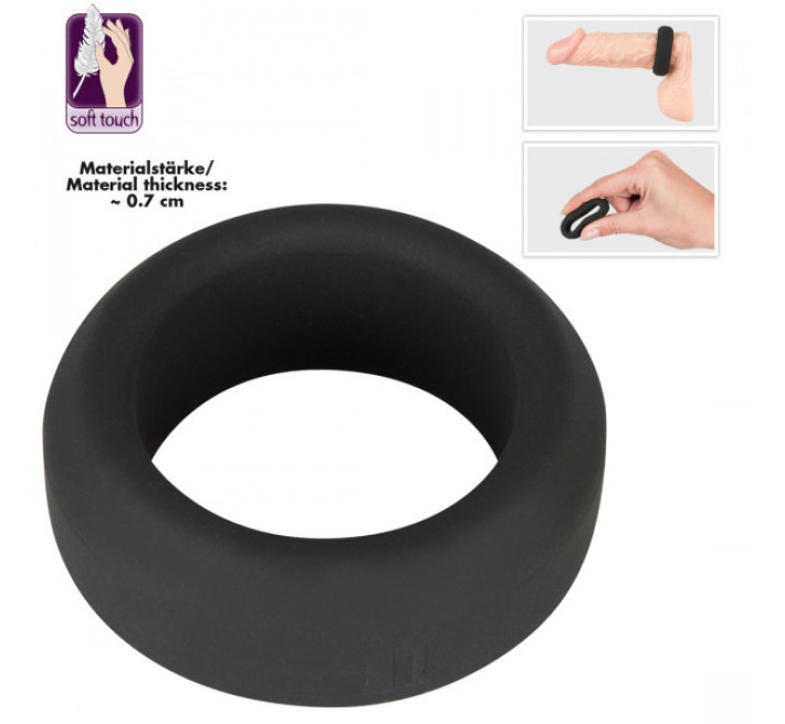 Эрекционное кольцо Black Velvets Cock Ring, 2,6 см