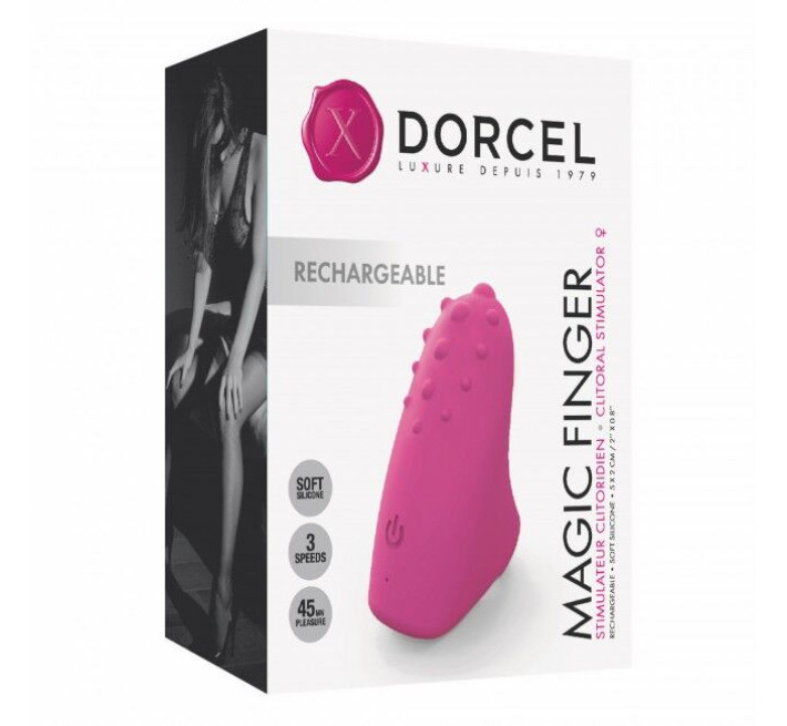 Вібратор на палець Marc Dorcel MAGIC FINGER Рожевий