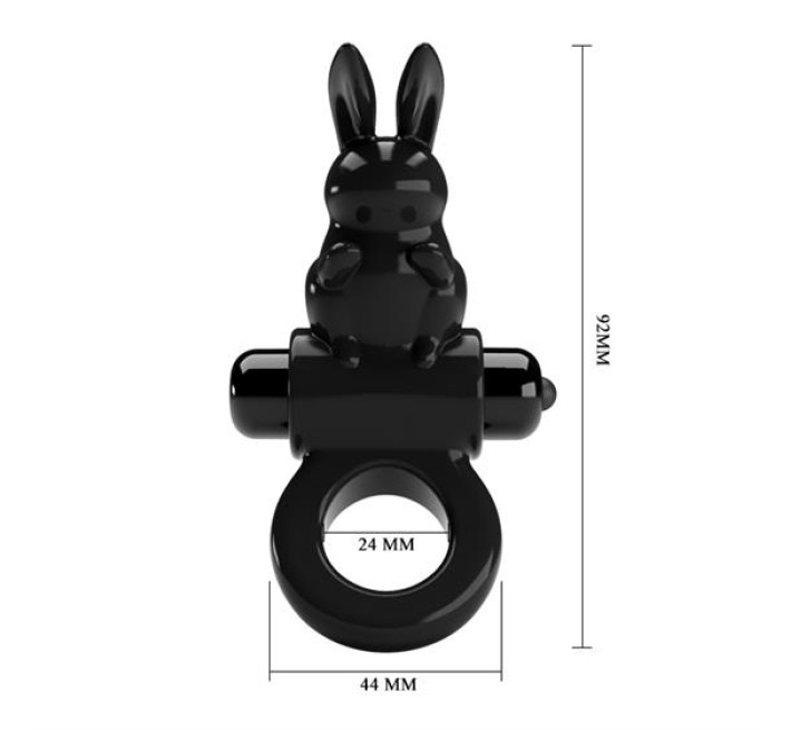 Эрекционное кольцо Pretty Love Exciting Ring Black