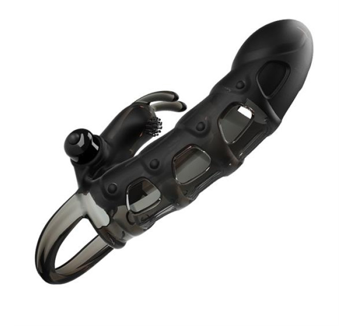 Насадка на член Pretty Love Cuper Vibrating Penis Sleeve Black