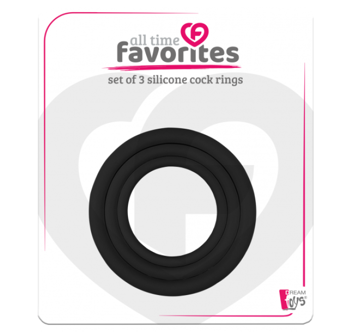 Набір ерекційних кілець Dreamtoys All Time Favorites Cockrings 21756