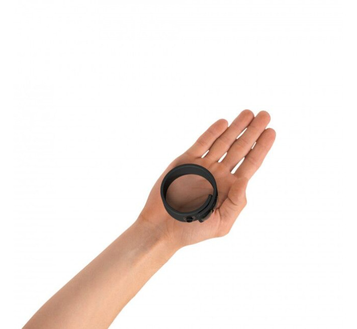 Регулируемое эрекционное кольцо на кнопках Love To Love HERO RING Черное