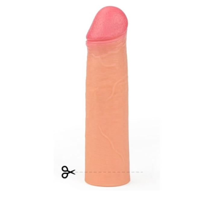 Насадка на член LoveToy Revolutionary Silicone Nature Extender Add 2 Flesh 141