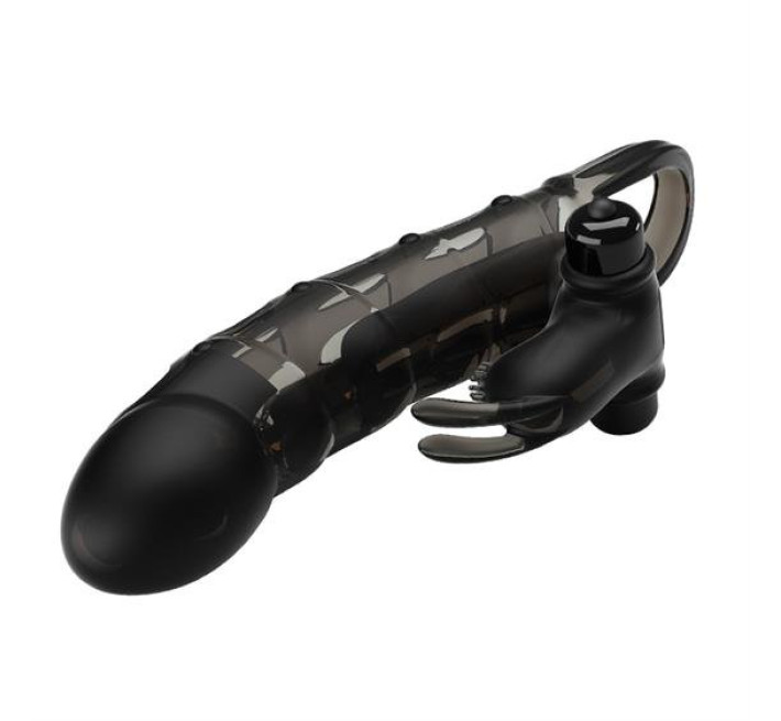 Насадка на член Pretty Love Cuper Vibrating Penis Sleeve Black