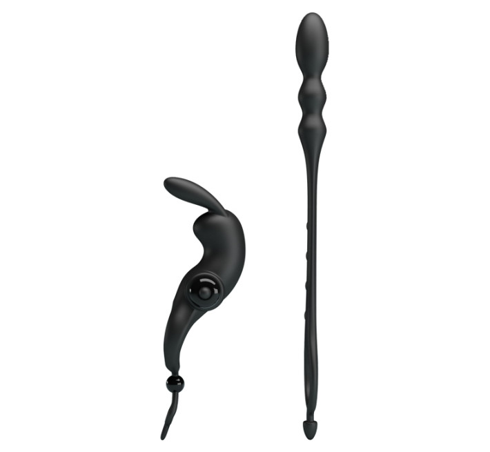 Насадка на член Pretty Love Vibration Penis Sleeve V Чорна