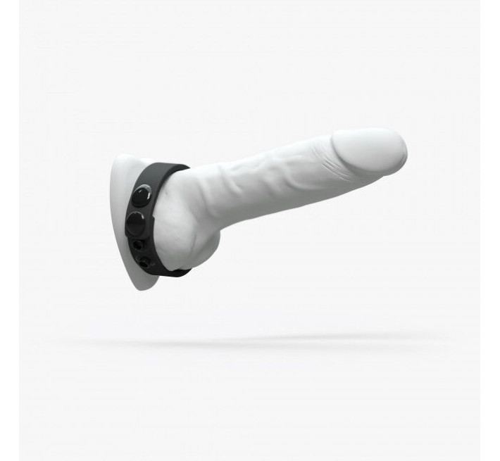 Регулируемое эрекционное кольцо на кнопках Love To Love HERO RING Черное