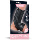 Насадка на член LoveToy Vibrating Ridge Knights Ring With Scrotum Sleeve Black