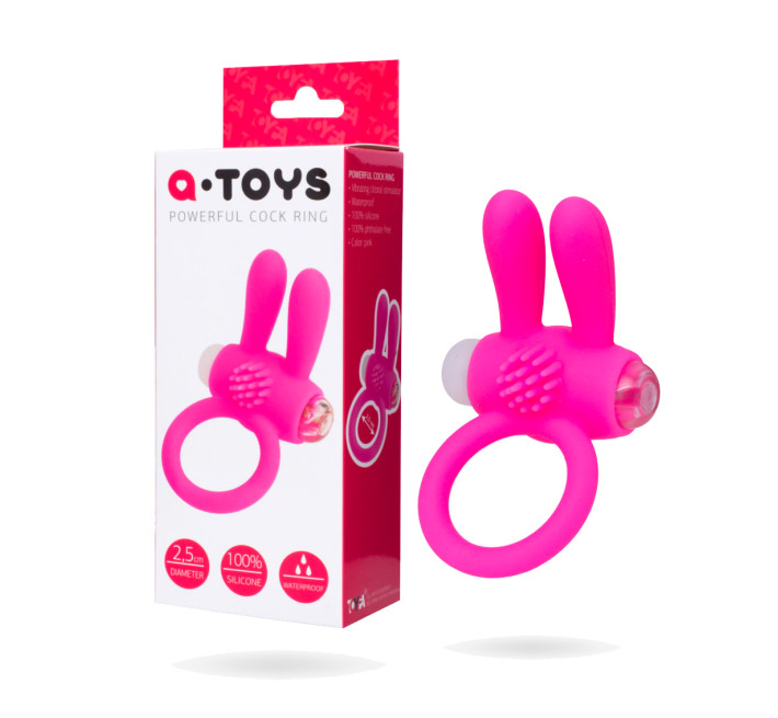 Эрекционное кольцо Toyfa A-Toys Розовое