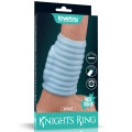 Насадка на член LoveToy Vibrating Wave Knights Ring Blue