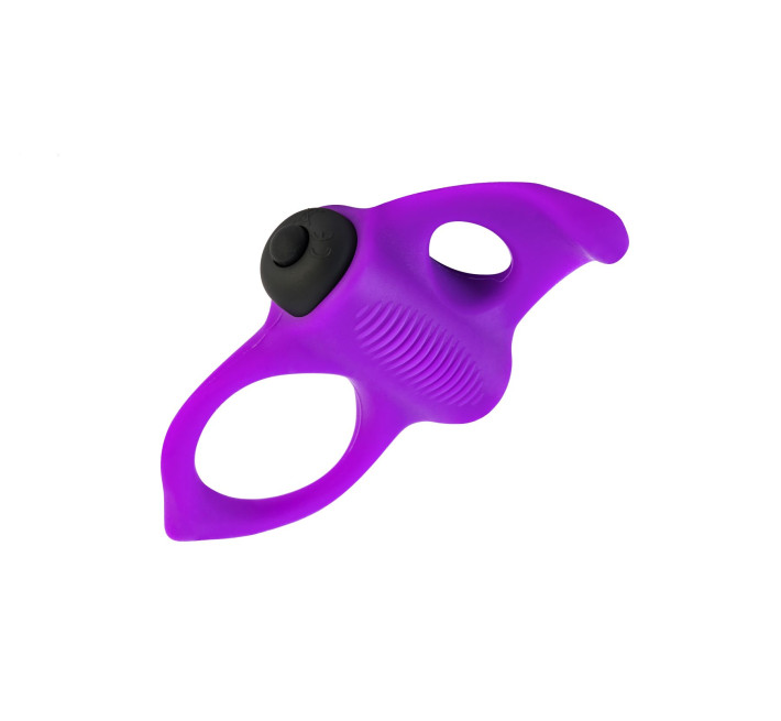 Эрекционное кольцо Adrien Lastic Lingus MAX Violet с вибрацией