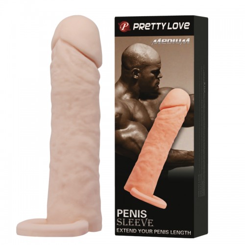 Насадка на член Pretty Love Penis Sleeve Телесная BI0412