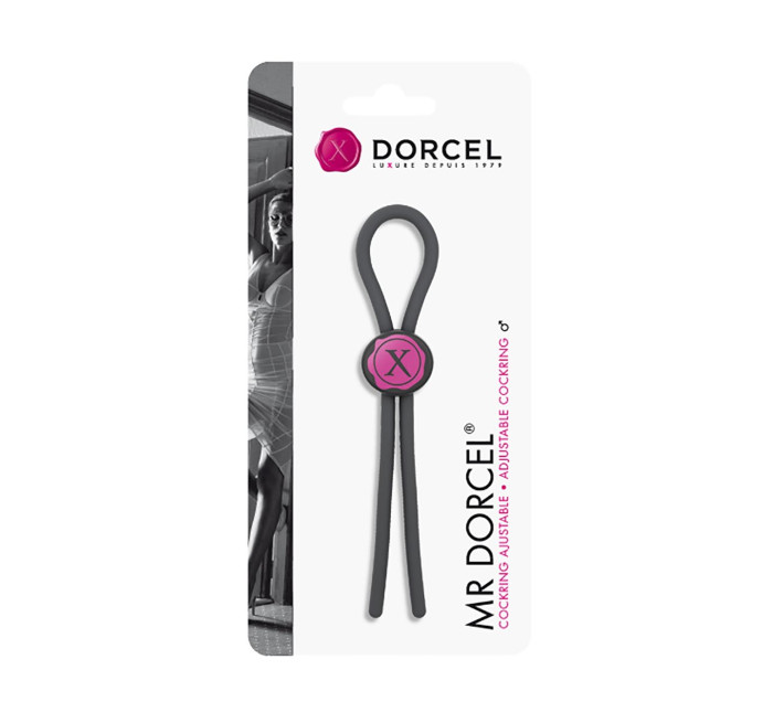 Эрекционное кольцо Marc Dorcel лассо Серое