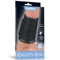 Насадка на член LoveToy Vibrating Drip Knights Ring Black
