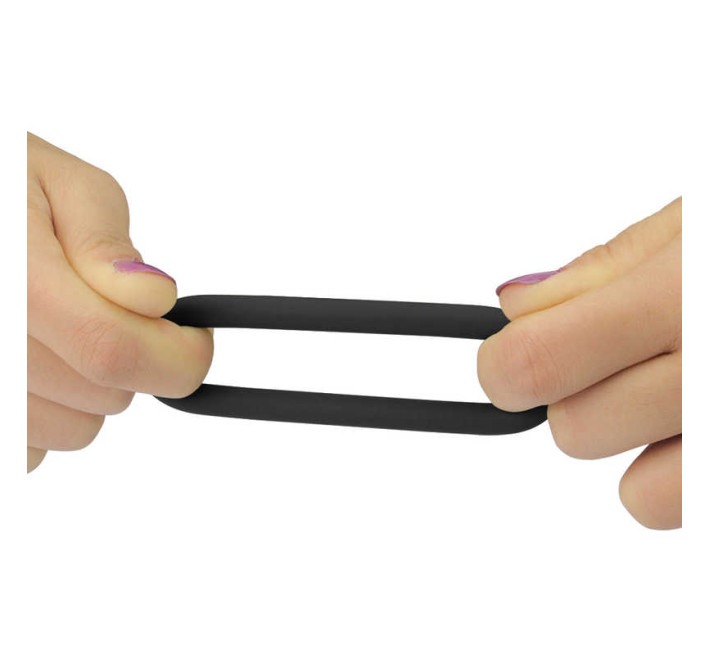 Ерекційні кільця LoveToy Power Plus Soft Silicone Snug Ring Black