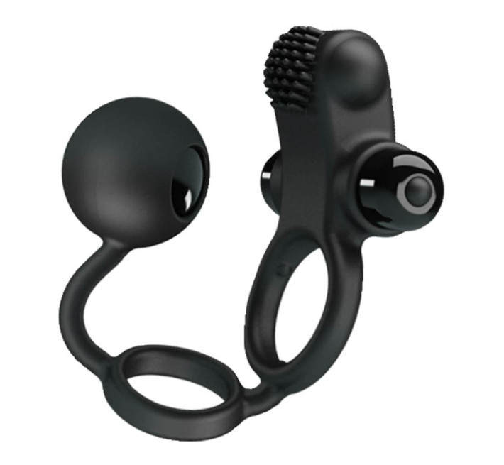 Насадка на член Pretty Love Vibro Penis Sleeve IV Черная