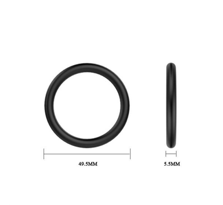 Эрекционные кольца LyBaile cock and ball Черное