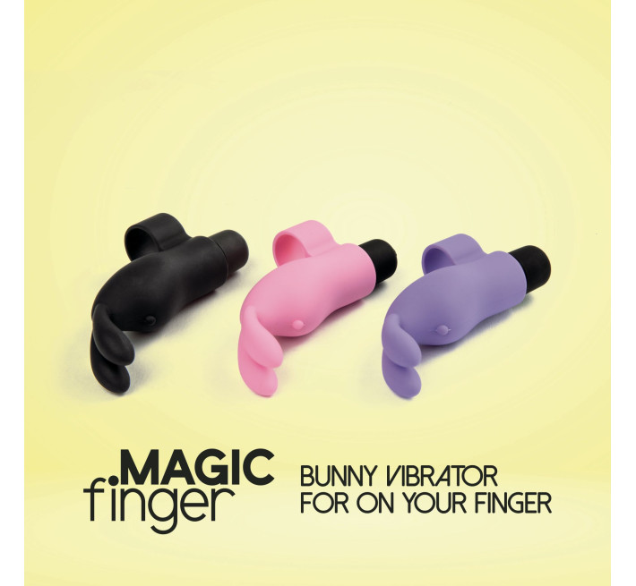 Вибратор на палец FeelzToys Magic Finger Vibrator Черный