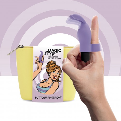 Вібратор FeelzToys Magic Finger Vibrator Фіолетовий