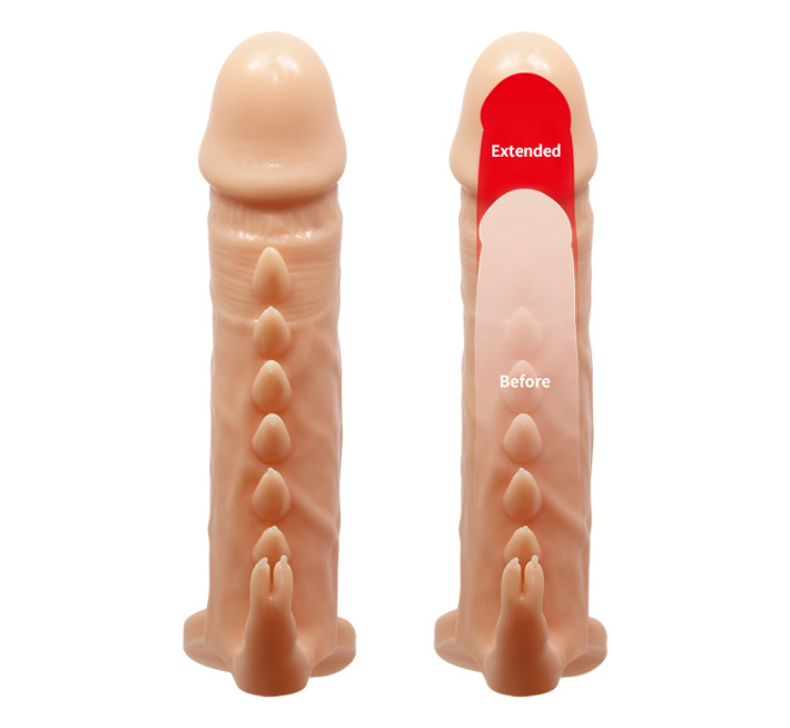 Насадка на член Pretty Love Emmitt Penis Sleeve Flesh