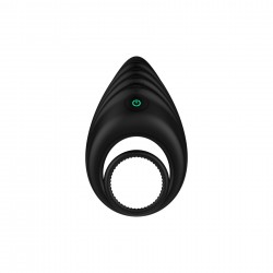 Ерекційне віброкільце Nexus Enhance Vibrating Cock and Ball Ring, подвійне