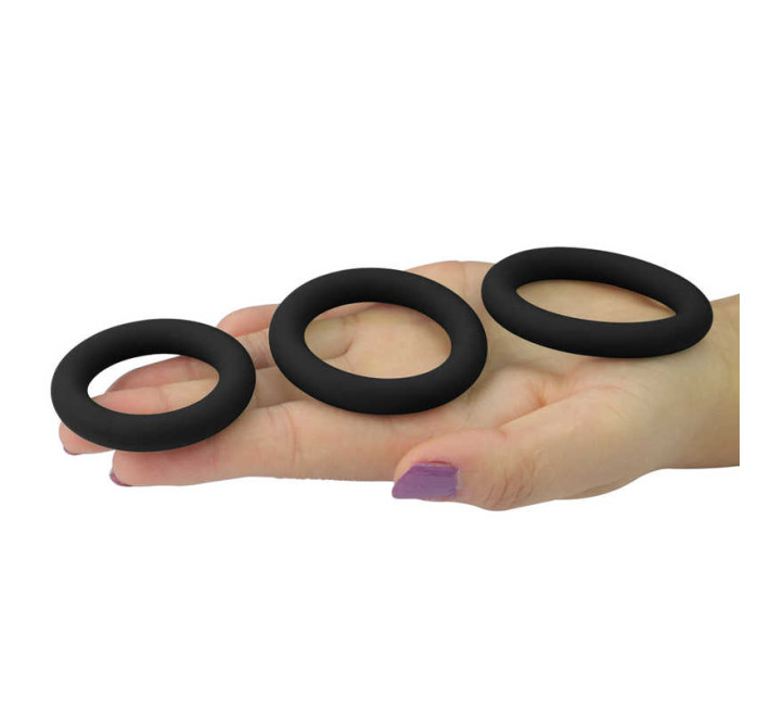 Ерекційні кільця LoveToy Power Plus Soft Silicone Snug Ring Black