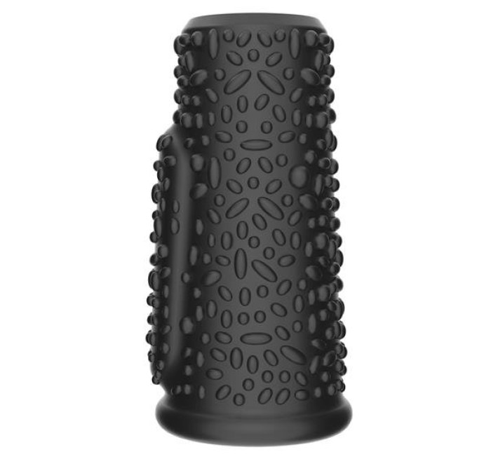 Насадка на член LoveToy Vibrating Drip Knights Ring Black