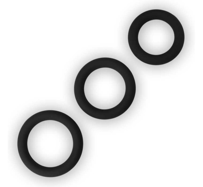 Ерекційні кільця LoveToy Power Plus Soft Silicone Snug Ring Black