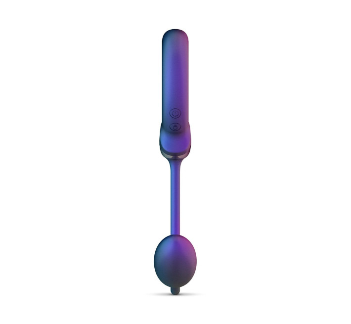 Ерекційне віброкільце з віброяйцем Hueman - Eclipse Anal Vibrator