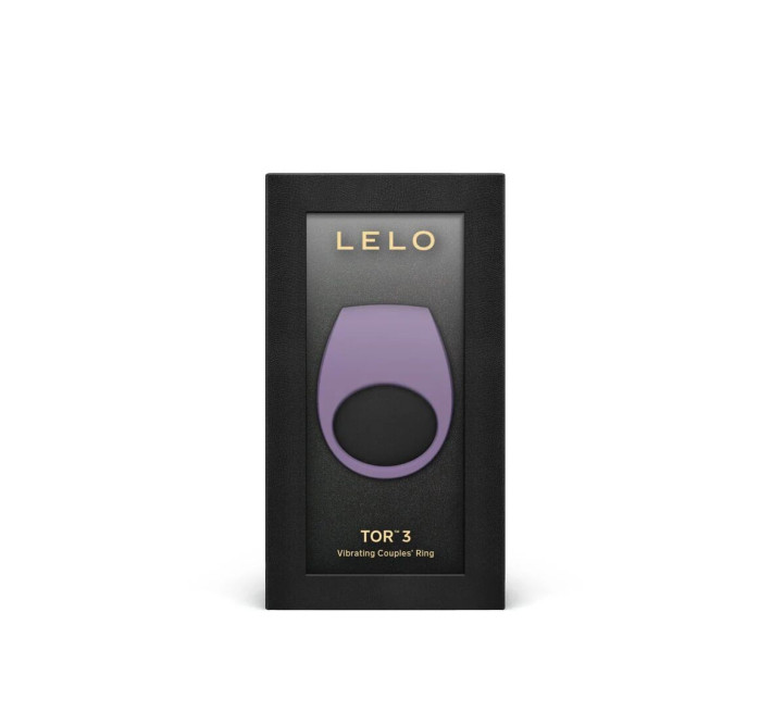 Эрекционное кольцо с вибрацией LELO Tor 3 Violet Dusk, управление со смартфона