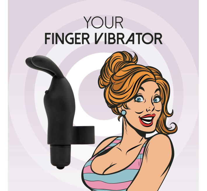 Вибратор на палец FeelzToys Magic Finger Vibrator Черный