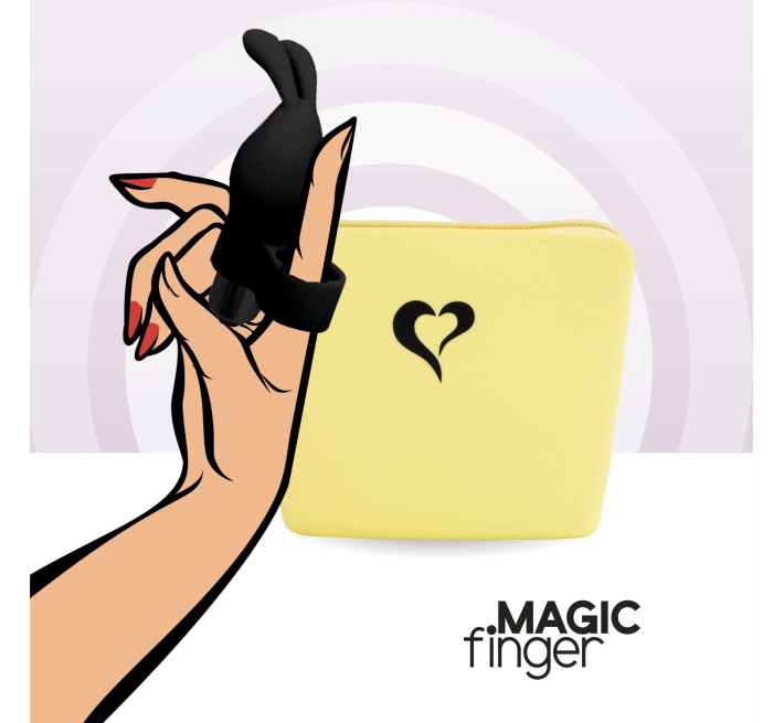 Вибратор на палец FeelzToys Magic Finger Vibrator Черный