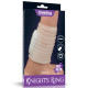 Насадка на член LoveToy Vibrating Wave Knights Ring White