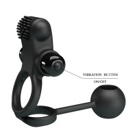 Насадка на член Pretty Love Vibro Penis Sleeve IV Чорна Насадка на член Pretty Love Vibro Penis Sleeve IV Чорна