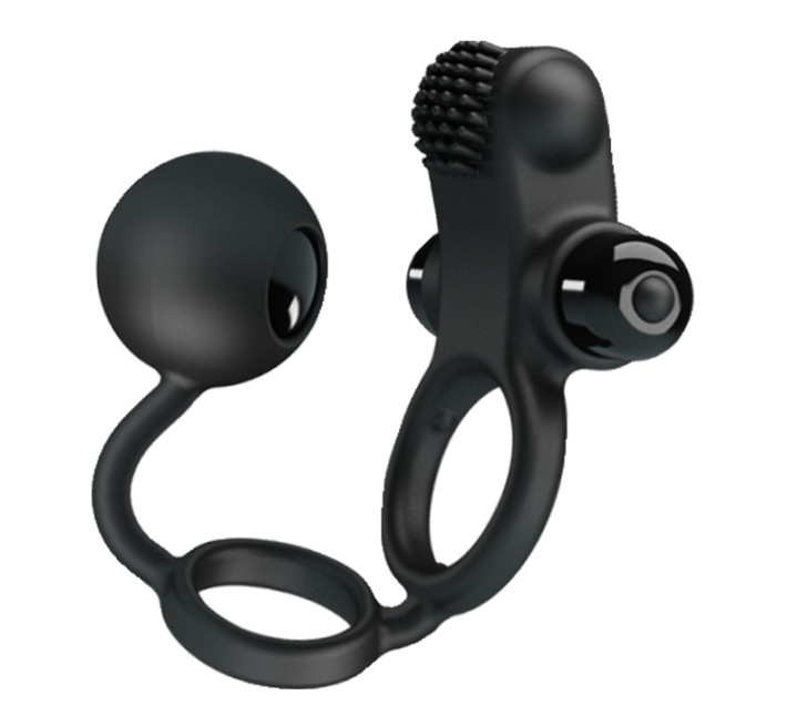 Насадка на член Pretty Love Vibro Penis Sleeve IV Черная