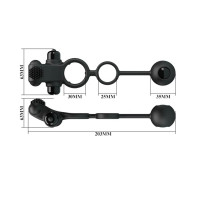 Насадка на член Pretty Love Vibro Penis Sleeve IV Чорна Насадка на член Pretty Love Vibro Penis Sleeve IV Чорна