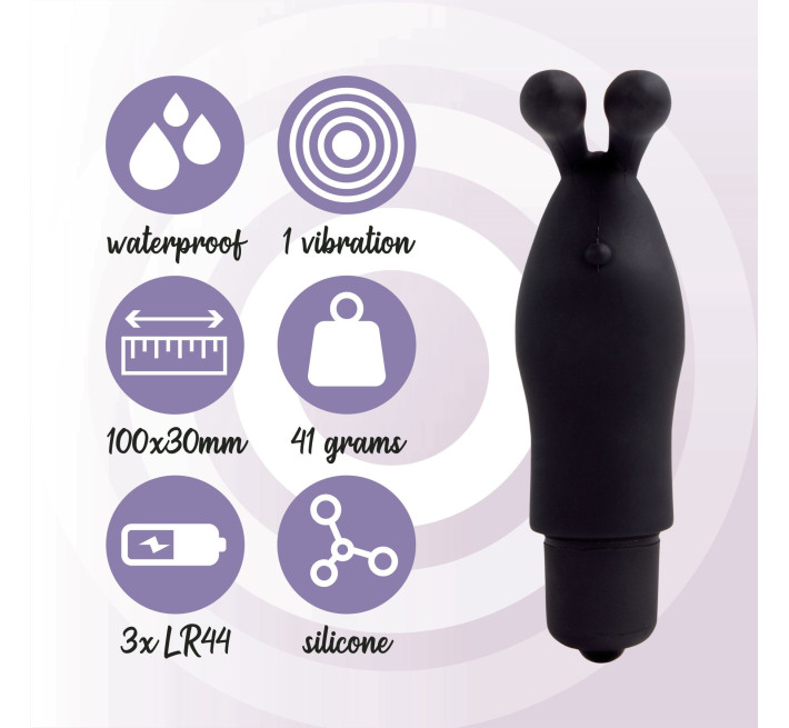 Вибратор на палец FeelzToys Magic Finger Vibrator Черный