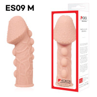 Насадка на член Kokos Extreme Sleeve ES.09 размер M, утолщающая, стимулирующий рельеф