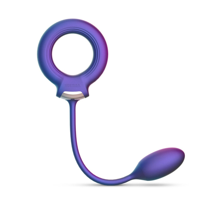 Ерекційне віброкільце з віброяйцем Hueman - Eclipse Anal Vibrator
