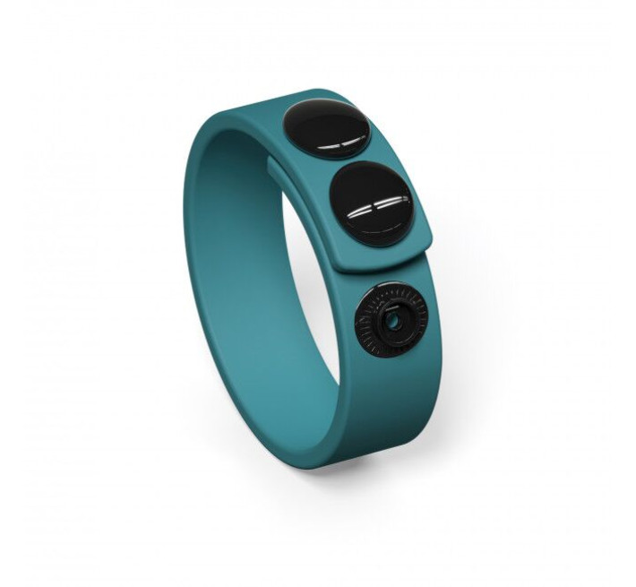 Регульоване кільце на кнопках Love To Love HERO RING Бірюзове