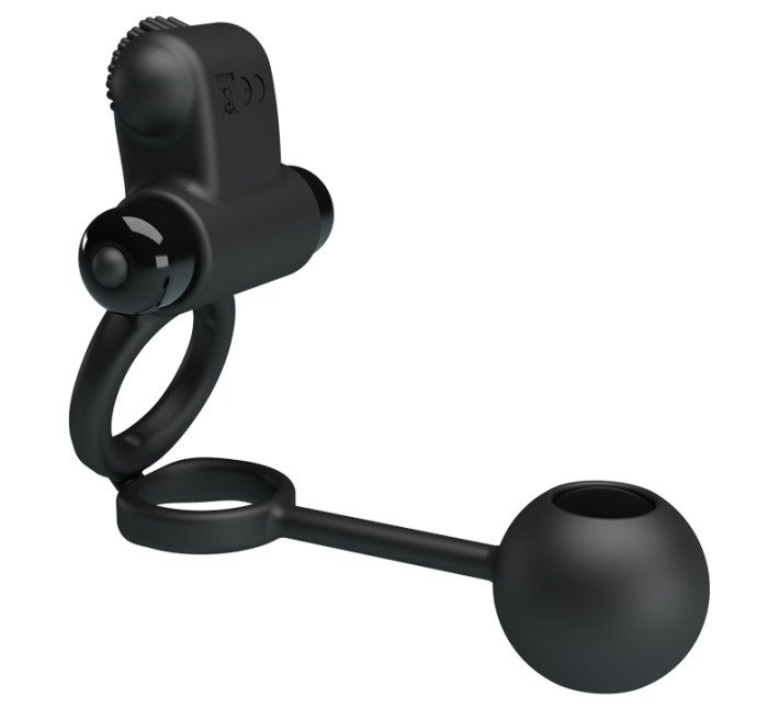 Насадка на член Pretty Love Vibro Penis Sleeve IV Черная