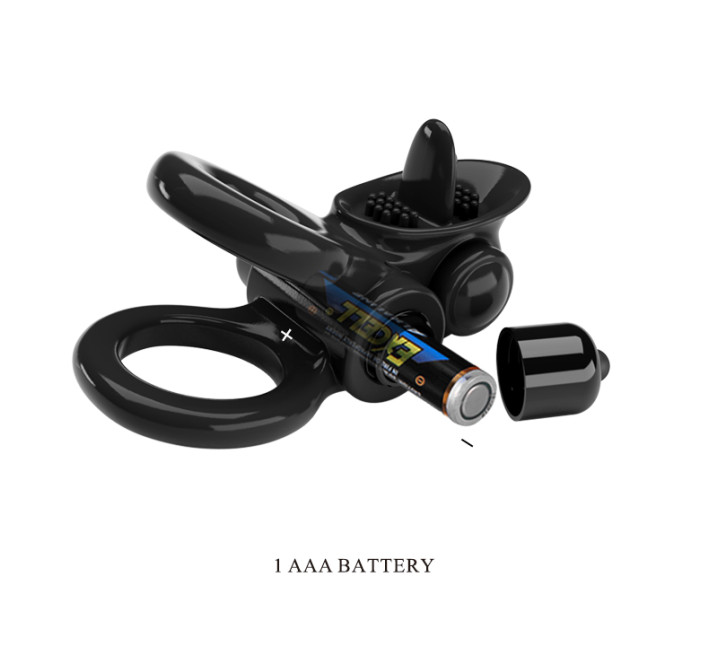 Эрекционное кольцо Pretty Love Passionate Ring Black