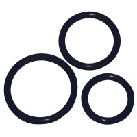 Ерекційні кільця You2Toys Silicone Cock Ring set 3 pcs Чорні Ерекційні кільця You2Toys Silicone Cock Ring set 3 pcs Чорні