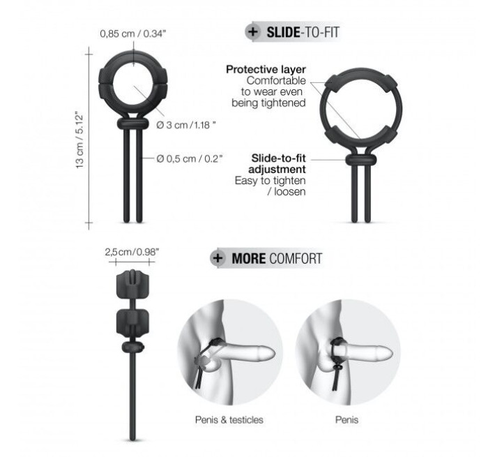 Регулируемое эрекционное кольцо Marc Dorcel FIT RING