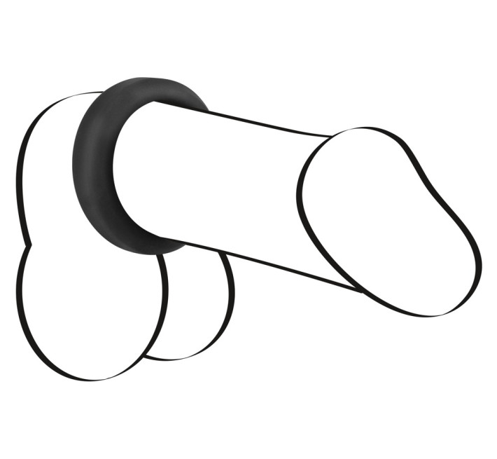 Эрекционное кольцо Black Velvets Cock Ring, 3.8 см