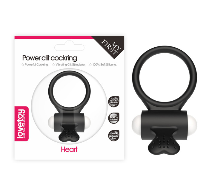 Ерекційне кільце LoveToy Power Clit Cockring LVTOY171