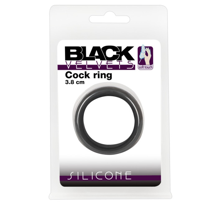 Эрекционное кольцо Black Velvets Cock Ring, 3.8 см