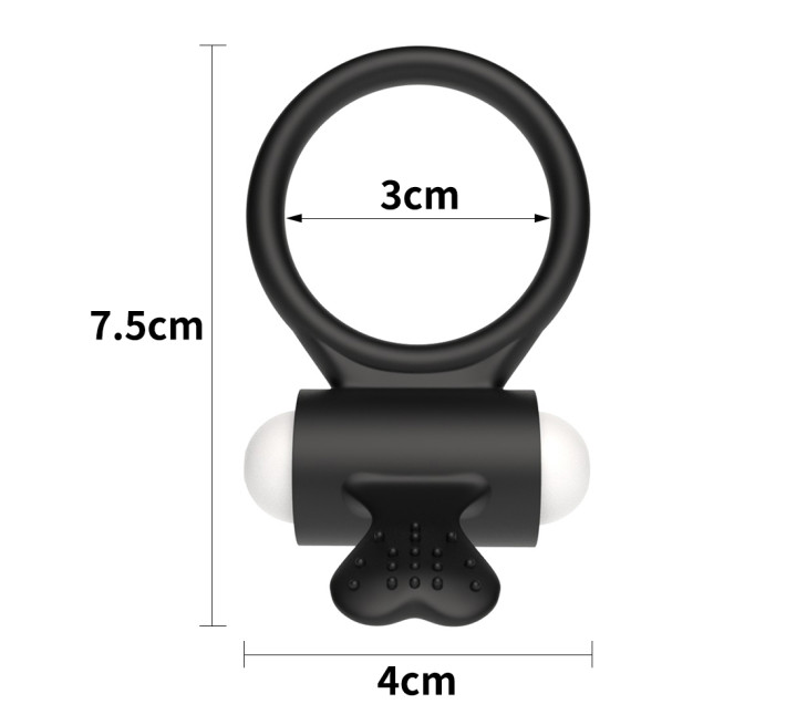 Ерекційне кільце LoveToy Power Clit Cockring LVTOY171