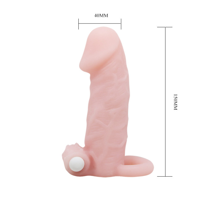 Насадка на член LyBaile Brave men Vibro Penis Sleeve Тілесна BI0510